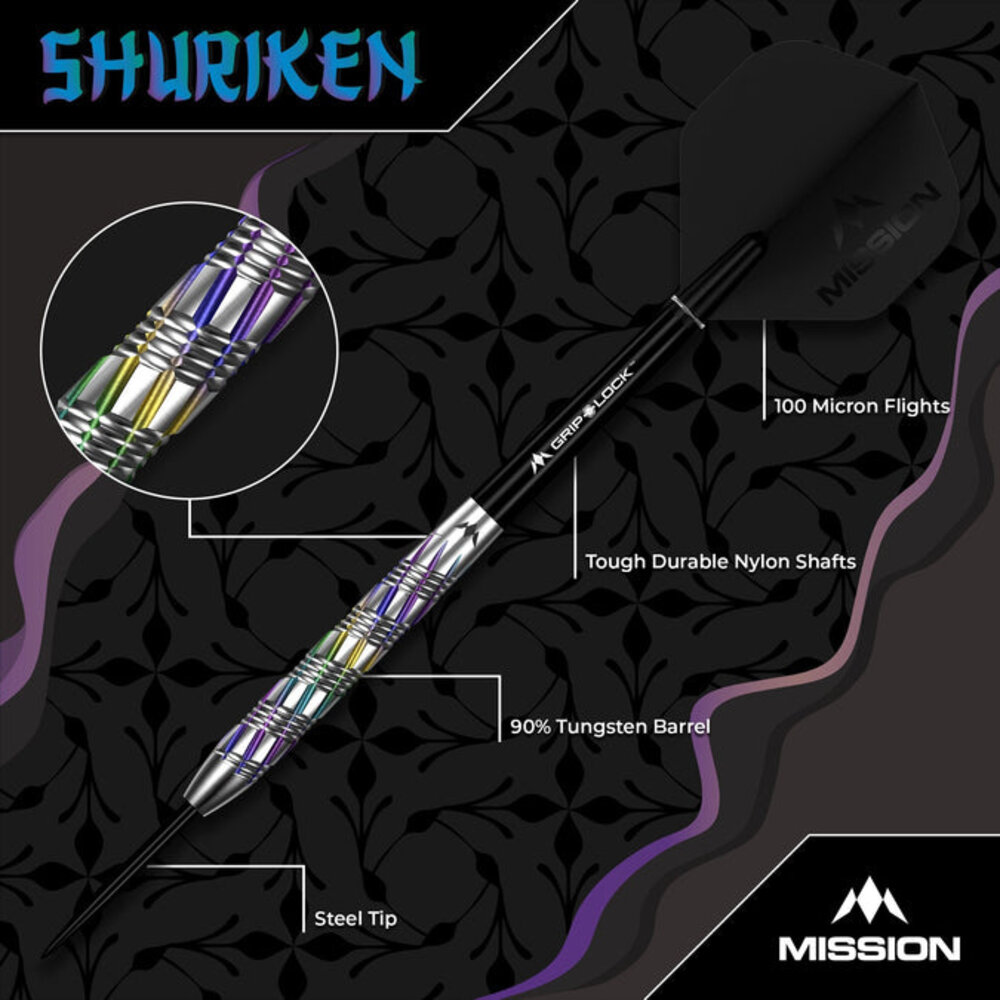 Mission Mission Shuriken 90% Darts Mission Mission Shuriken 90% Darts