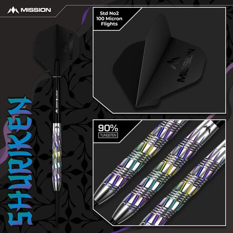 Mission Mission Shuriken 90% Darts Mission Mission Shuriken 90% Darts