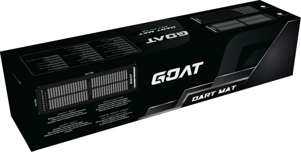 Goat Goat Checkout Dart Mat 241x60cm Goat Goat Checkout Dart Mat 241x60cm
