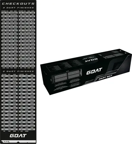 Goat Goat Checkout Dart Mat 241x60cm Goat Goat Checkout Dart Mat 241x60cm