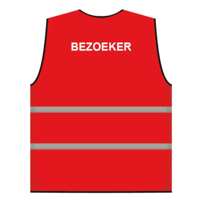 Bezoeker hesje rood