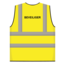 Huismerk RWS veiligheidsvest beveiliger geel