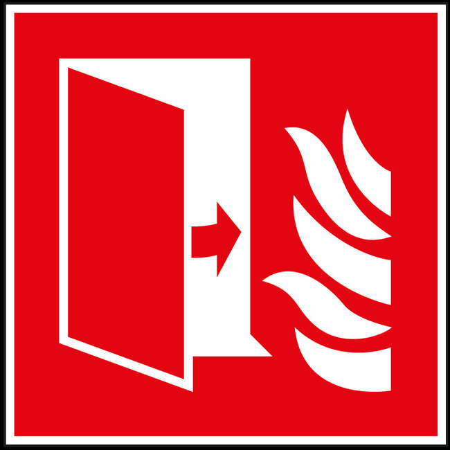 Brandwerende deur pictogram