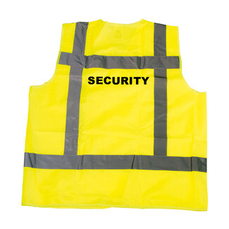 RWS veiligheidsvest security geel