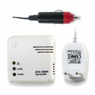 Fito 12V gasmelder incl. adapter en aanstekerplug