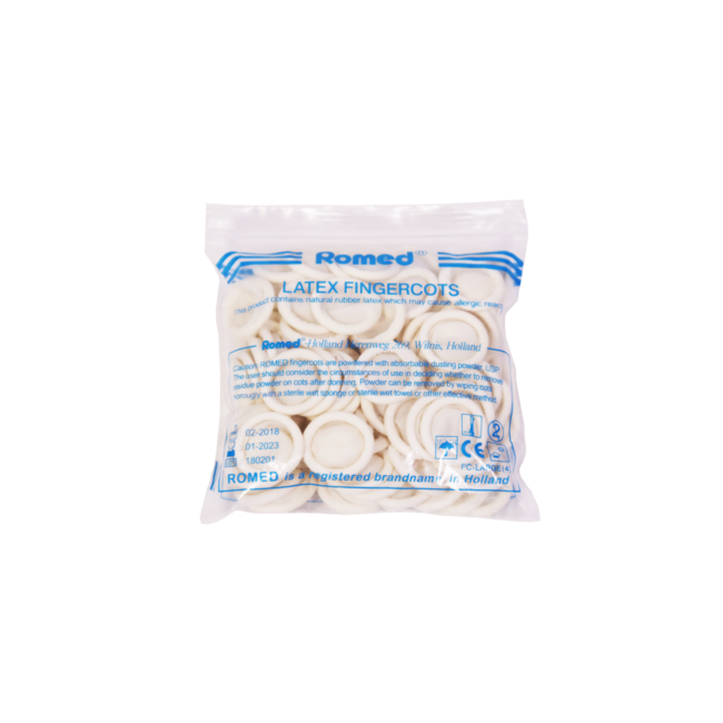 ARBO centrum Vingercondooms latex zak (100 stuks)