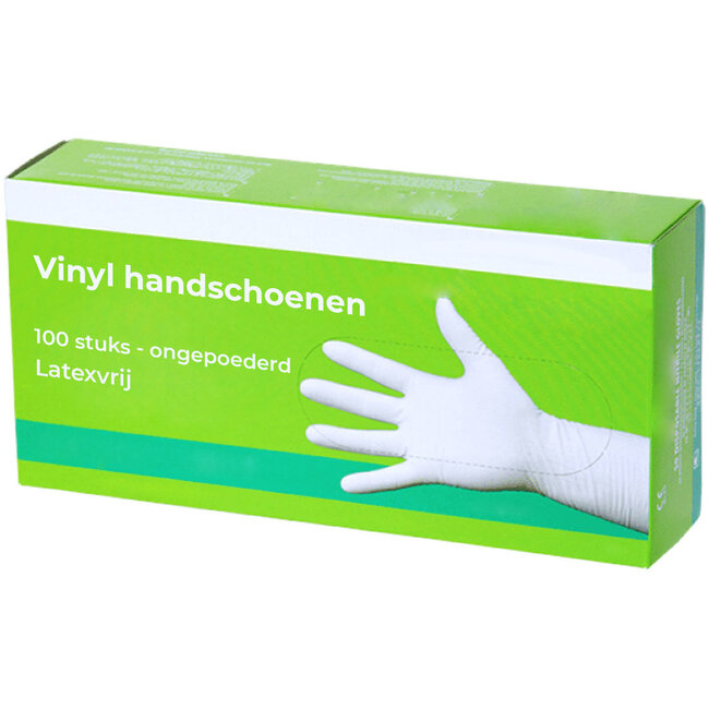 Complete doos handschoenen vinyl - 1000 stuks