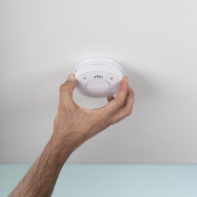 Smartwares 2-pack rookmelder RM520  met bevestigingskits