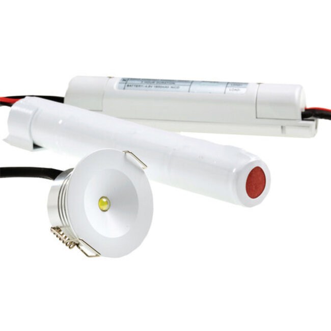 Normlights Anti paniek inbouw noodverlichtingsspotje