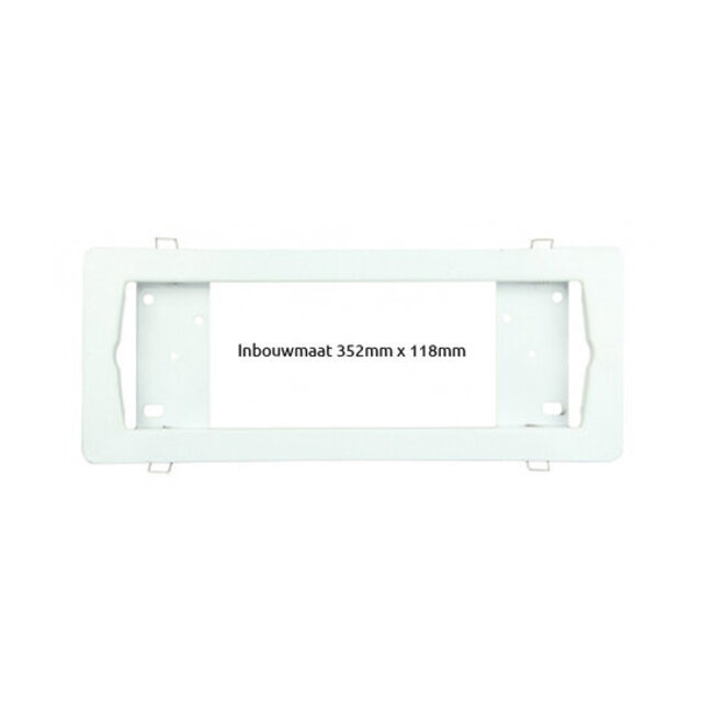 Normlights Inbouw frame wit voor Normlights Bulkhead 3W