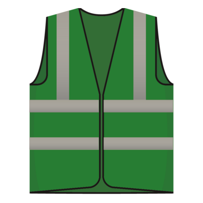 RWS veiligheidsvest ploegleider BHV groen