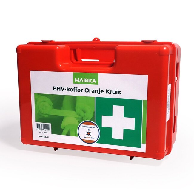 MAISKA 3-pack EHBO koffer Oranje Kruis