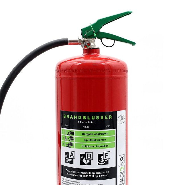 Schuimblusser 9 liter vorstvrij