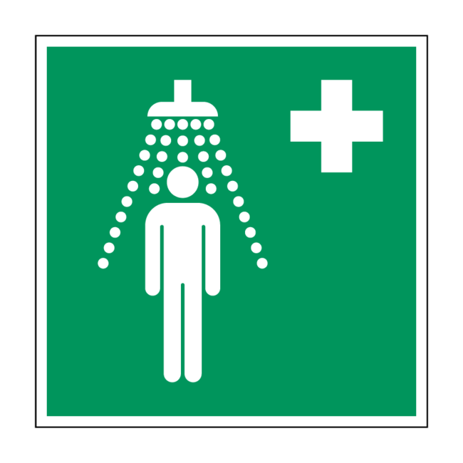 Veiligheidsdouche pictogram