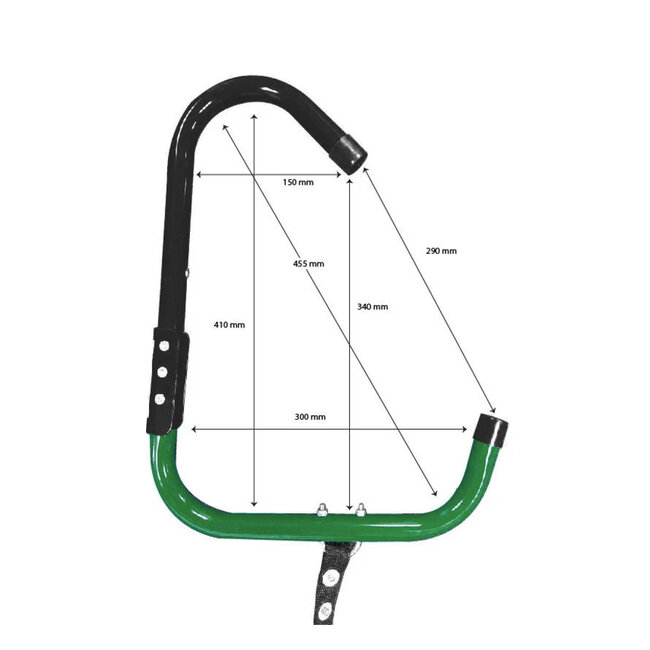 Vluchtladder 7 meter solide met snelle uitrol