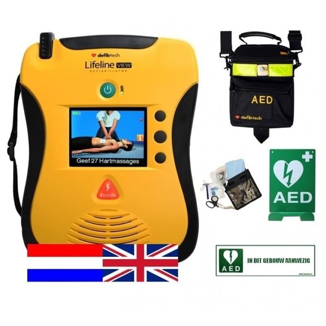 Defibtech Lifeline VIEW AED Dual Combipakket