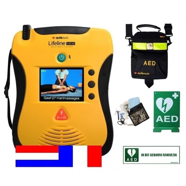 Defibtech Lifeline VIEW AED Dual Combipakket