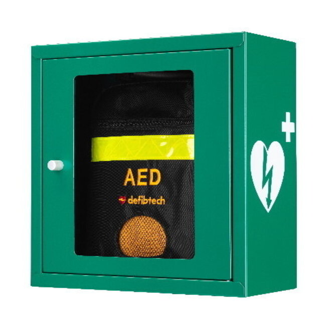 Universele AED wandkast met alarm