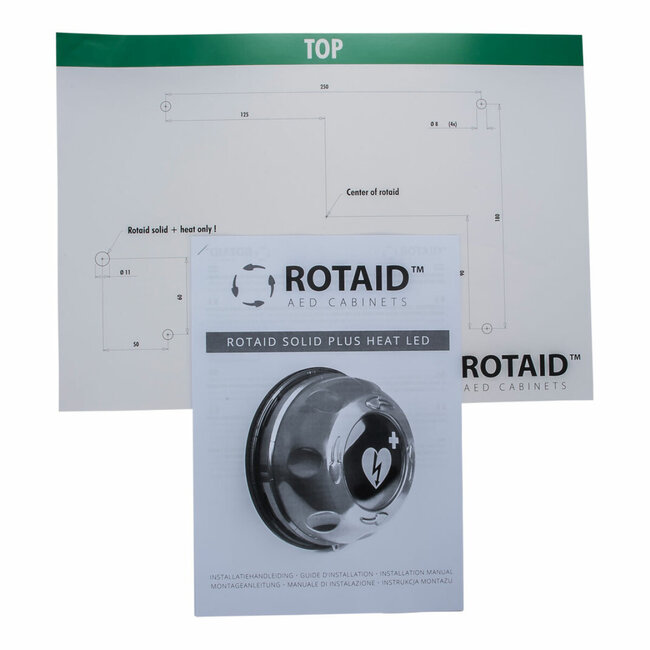 Rotaid Solid Plus AED kast voor buitengebruik