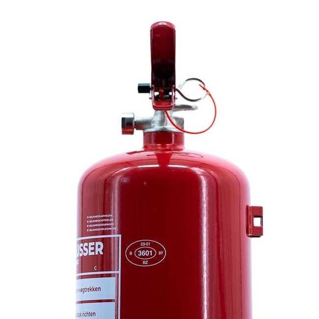 Poederblusser 6 kg met ophangbeugel en drukindicator