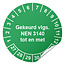 Keuringssticker NEN 3140