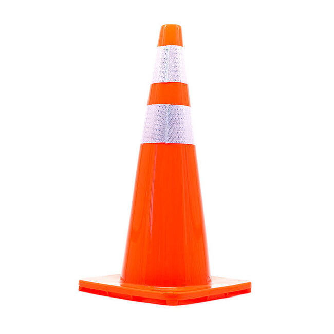 Safenorm 10-pack Verkeerskegel 70cm oranje - soepel model