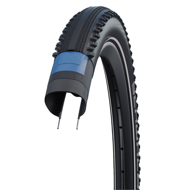 Schwalbe Hurricane Raceguard  57-622 BLACK-REFLEX