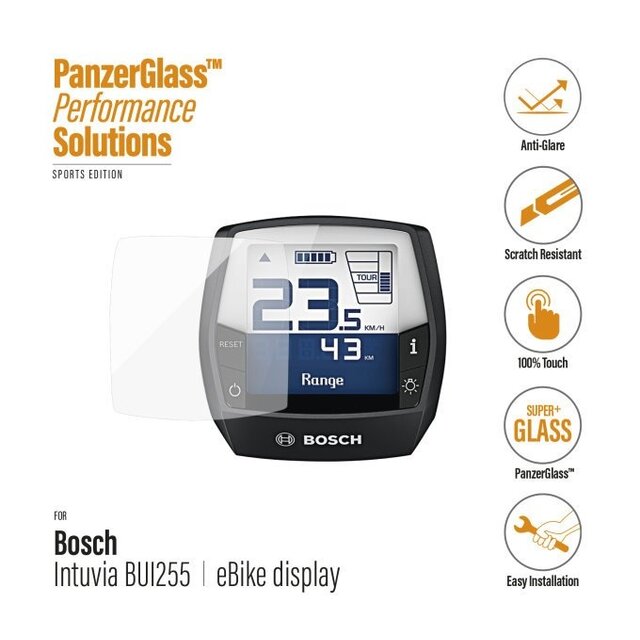 PanzerGlass voor eBike Display Bosch Intuvia BUI255