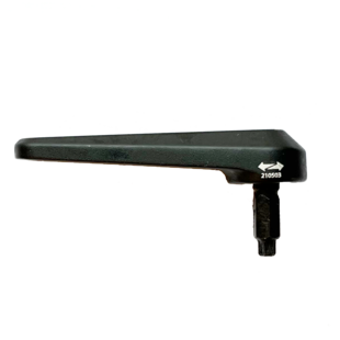 Spanhendel op steekas