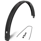 Kalkhoff  spatbord achter Tempo Square 28 inch 65mm zwart