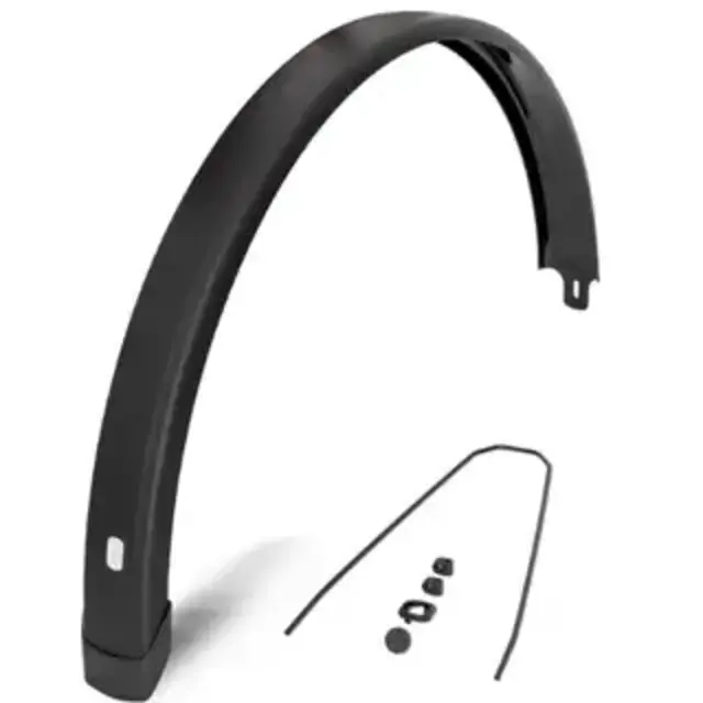 Kalkhoff  spatbord achter Tempo Square 28 inch 65mm zwart