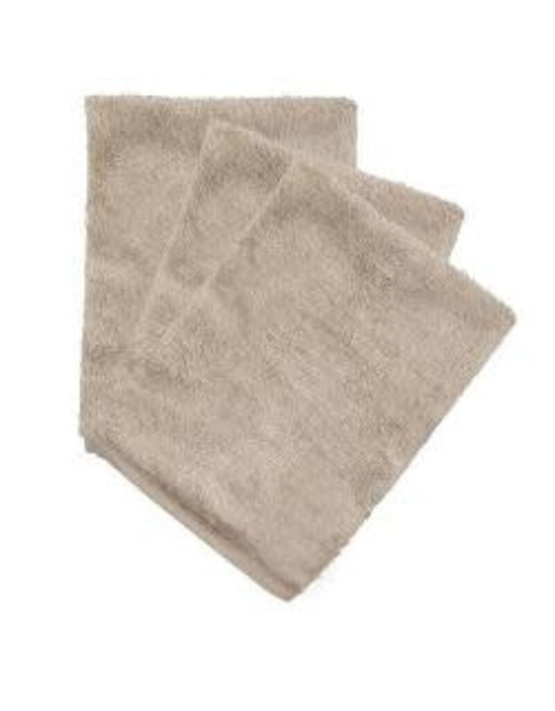 Timboo Timboo Set van 3 washandjes FEATHER GREY