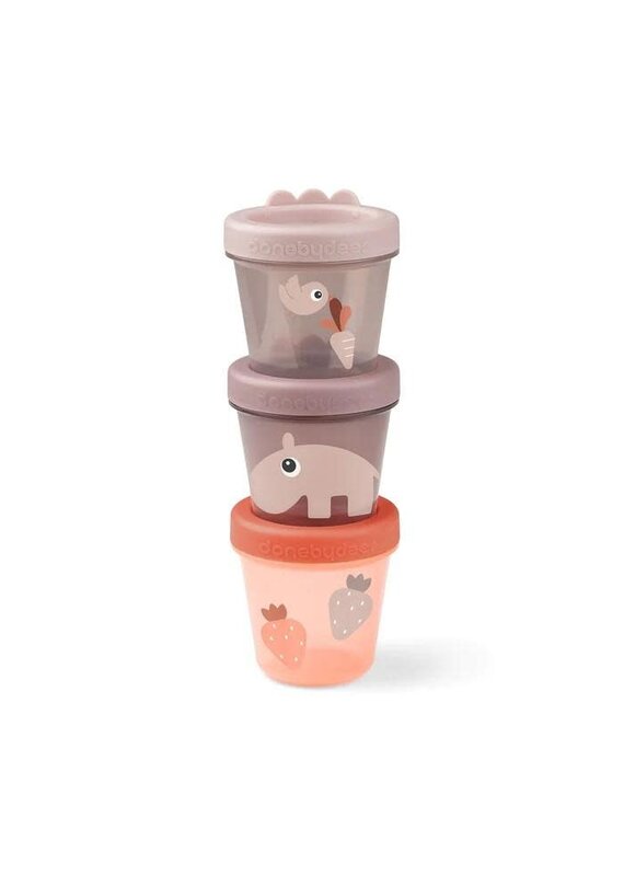 Done by Deer Done by Deer - Baby food container 3-pack Ozzo Powder
