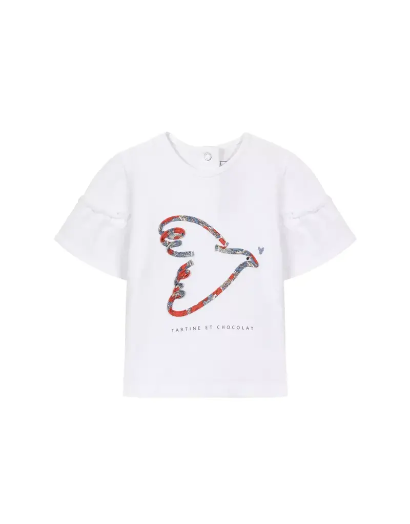 Tartine & Chocolat Tartine T-shirt, debardeur, top blanc