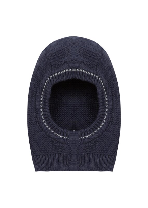 Tartine & Chocolat T&C muts blauw meet grijs stiksel T1