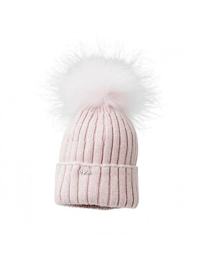 First First muts roze met pompom