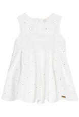 Liu Jo - ceremonie kleed - off white met rose studs