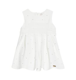 Liu Jo - ceremonie kleed - off white met rose studs
