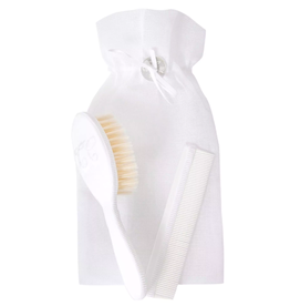 Tartine & Chocolat Tartine & Chocolat borstel en kam monogram wit