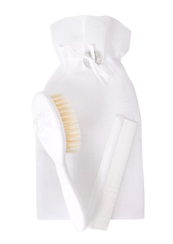 Tartine & Chocolat Tartine & Chocolat borstel en kam monogram wit