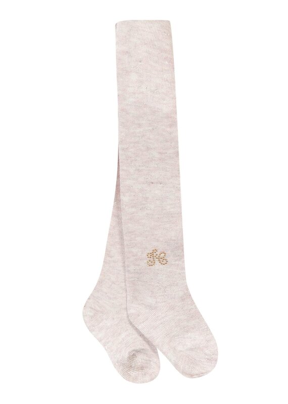 Tartine & Chocolat Tartine & Chocolat - kousenbroek - licht roze met glinter en goud opzet