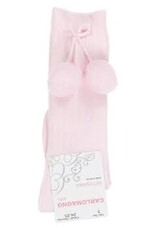 Kniekous met pompom T1 (20-21) Pale Pink