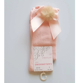 Kniekousje met pompom fake fur T2 (22-23)