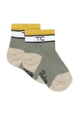 Tartine & Chocolat Tartine et Chocolat - sokje jongen - groen en okergeel