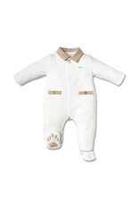 First First rompersuit   ORSO ESSENTIALS BEIGE White-Beige