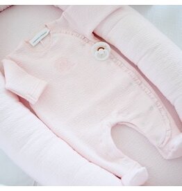 Théophile & Patachou Théophile et Patachou Kruippakje jersey gewafeld -  Roze