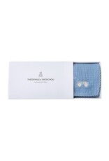 Théophile & Patachou Théophile et Patachou tetradoek blauw  - 45 x 45 cm  - wagen