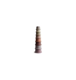 Mushie Mushie stacking cups - pastel