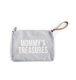 Childhome Mommy clutch - grijs/wit