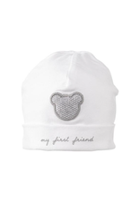 First First bonnet   FIRST TEDDY ESSENTIALS GREY White-Grey